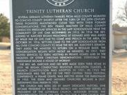 Trinity Lutheran Church Marker