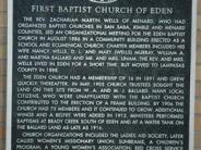 First Baptist Church Marker
