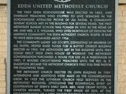 Eden Methodist Church Marker